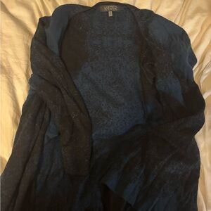 Kasper Deep Blue Knit Sweater